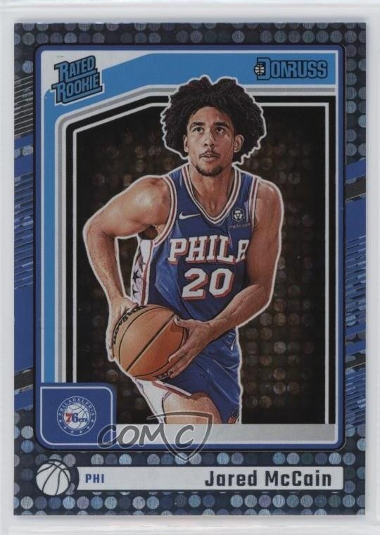 2024-25 Panini Donruss Rated Rookie Disco Jared McCain #228 Rookie RC