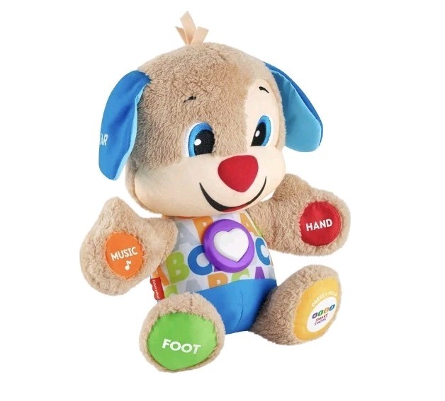 Fisher Price Laugh & Learn Smart Stages Puppy Plush Learning Toy For Baby Infant