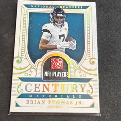 Panini 2025 National Treasures Brian Thomas Jr Jaguars Century Materials #CM-BTJ