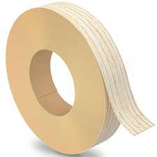 Real Wood Edge Banding 3/4 Inch x 25ft White Oak Preglued for Cabinet Furniture