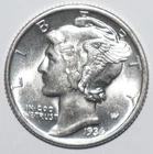 1936 Mercury Dime CHOICE BRILLIANT UNCIRCULATED (K285)