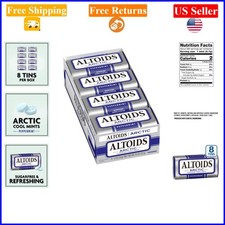 Arctic Peppermint Sugar-Free Hard Candy Mints, 8 Pack, 1.2 oz Tins
