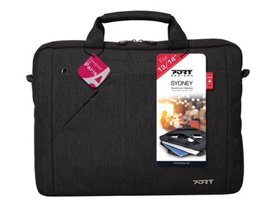 Port Designs Sydney Top Loading Shoulder Bag Case for 13.3/14-Inch Laptops with