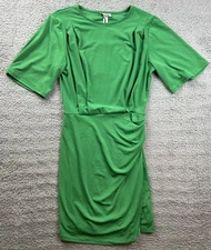 Future Collective Dress Women's Size XS Short Sleeve Mini T-Shirt Dress Green