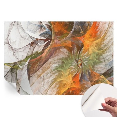 Easy Install Wall Decor Wallpaper A Colorful Abstract Kaleidoscope Of Energy