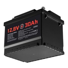 12V 30Ah Dual Function LiFePO4 Lithium Battery with 600 CCA for Starting Cycling