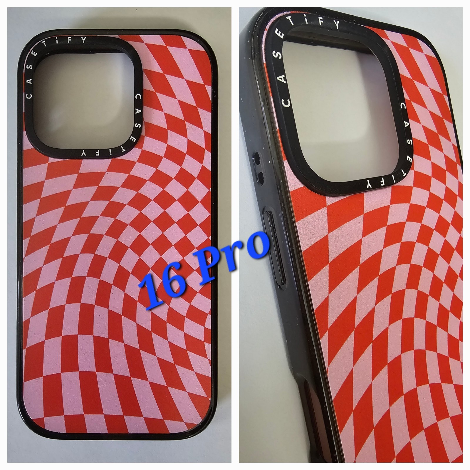 CASETiFY MagSafe Impact Case for iPhone 16 Pro 6.3 Inch Strawberry Checkers Design-image