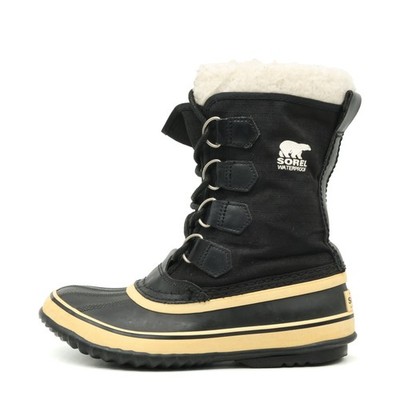 Sorel Damen NL1495-011 Stiefel Schwarz Textil Waterproof Winterstiefel EU 37 