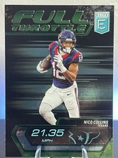 2024 Panini Donruss Elite Full Throttle Insert Green #25 - NICO COLLINS - Texans