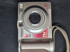Canon PowerShot A20 2.1MP Digital Camera 3x Optical Zoom Vintage Compact Unteste