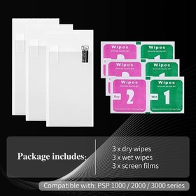 FILM LCD Screen Protector for PlayStation Portable PSP 1000/2000/3000 Console US