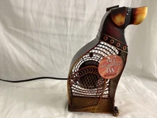 DECO BREEZE DECORATIVE FIGURINE DOG FAN ( Cool Breeze ) Tested/Works Preowned