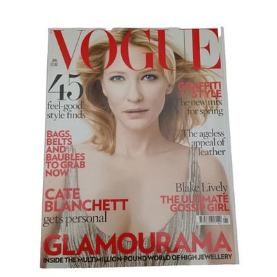 Vogue UK Magazine January 2009   Cate Blanchett Cover   Glamourama Edition