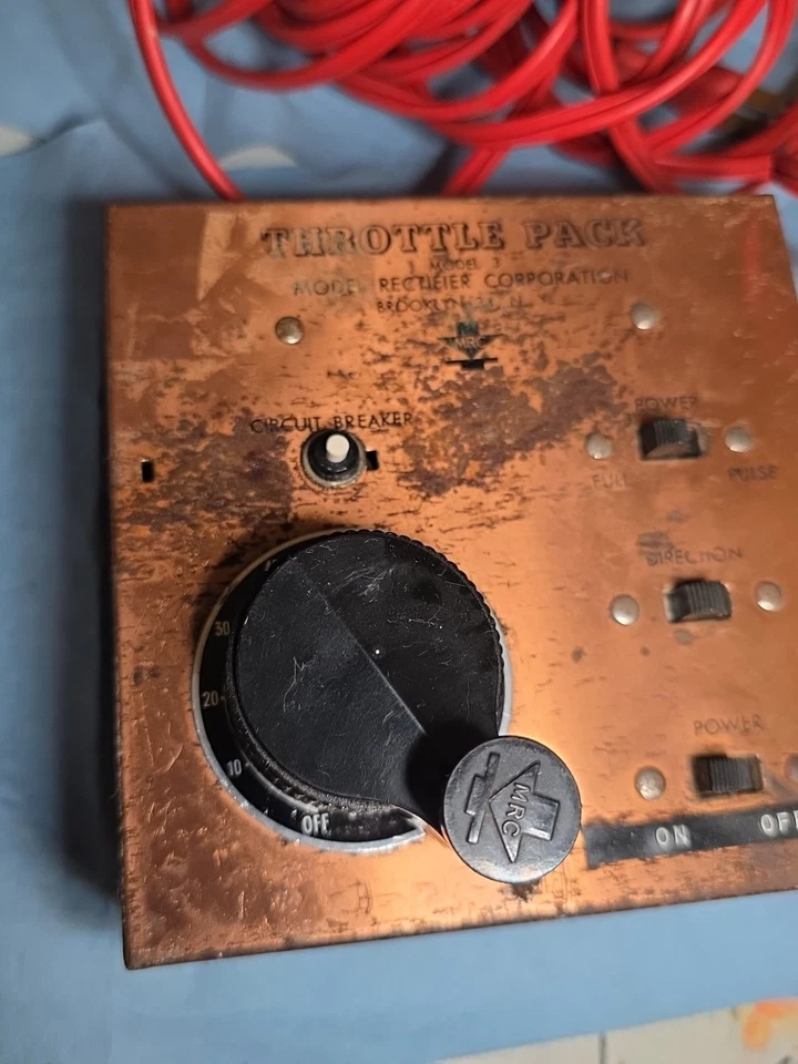 MRC Throttle Pack Model 3 HO N Model Train Transformer Untested.Parts Or Restore - Image 2 of 4