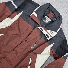 Columbia Youth Interchange Ski Jacket Brown Black White Size 10/12