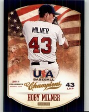 2013 Panini USA Baseball Champions Hoby Milner #121 Tampa Bay Buccaneers