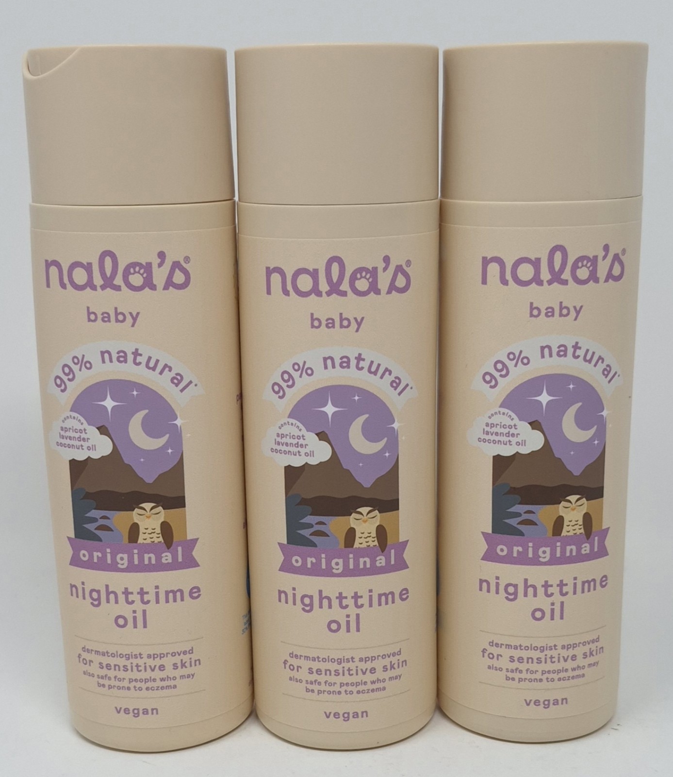 Nala's Baby Nighttime Oil With Coconut Oil, Apricot & Lavender 200Ml - Image 2