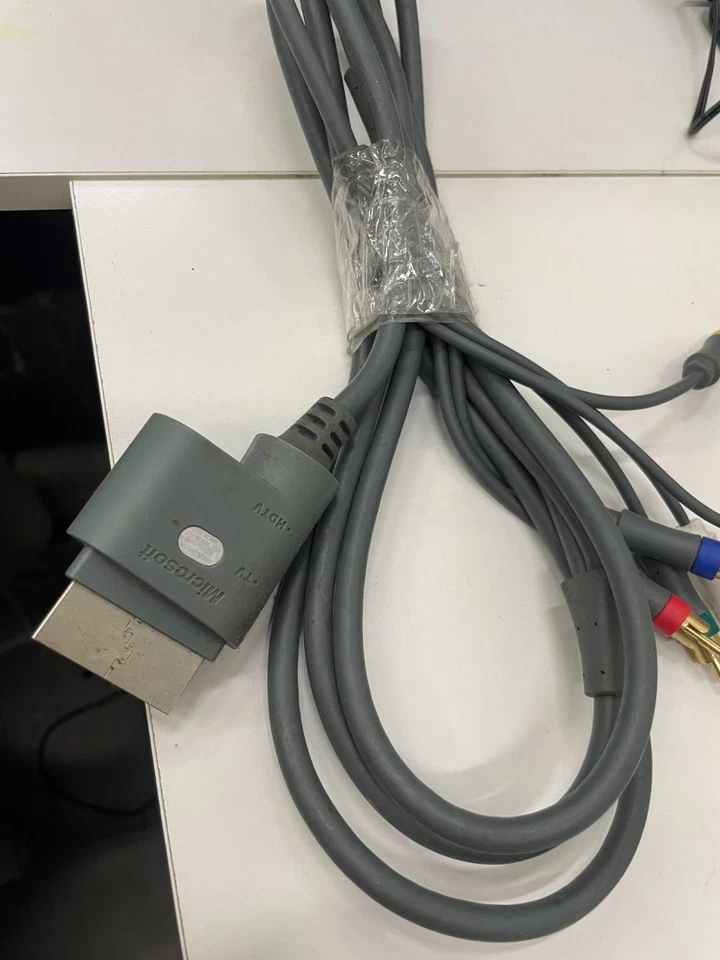 Official Xbox 360 Component HD AV Cable Microsoft Grey - Image 3 of 4