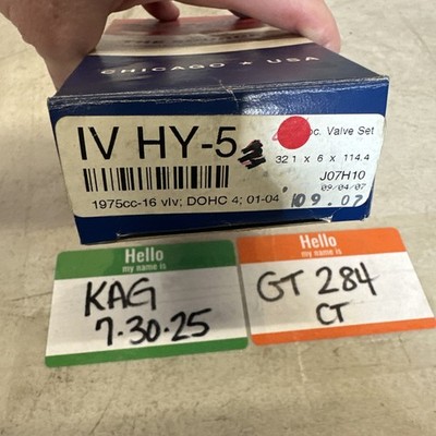 Top Line IV HY-5 Valves QTY OF 1
