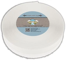 Country Brook Design® White Sew On Hook And Loop (1 inch, 25 yards)