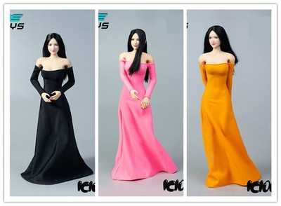 ICE TOYS IC1002 1/6 Female Bare Shoulder Evening Long Dress Clothes F 12'' Figure