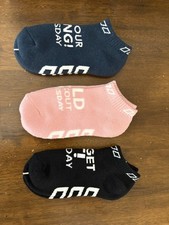 Lorna Jane Women Low-cut Style Sport Running Socks Breathable Workout Wear Socks
