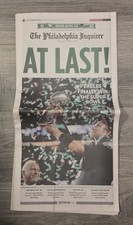 Philadelphia Eagles Super Bowl LII 2/5/18 Philadelphia Inquirer AT LAST Edition