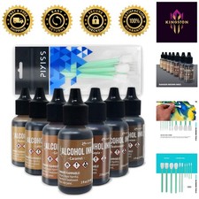 Tim Holtz Alcohol Inks - 7 Brown Tones  Blending Tools for Creative Projects