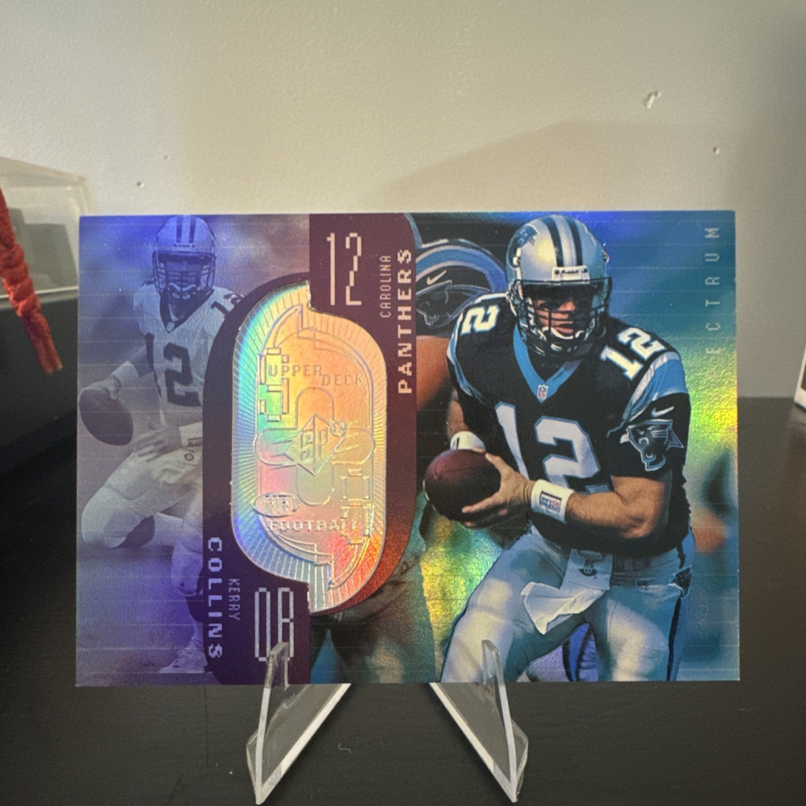 1998 Upper Deck SPx Finite Kerry Collins Spectrum Purple /325 #203