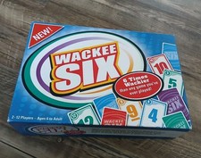 Wackee Six Card Game, 100% Complete in Box, Gently Used,