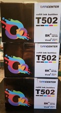 15-Pack, Ink Refill Bottles T502 Fit Epson 502 EcoTank Color Supertank Printer