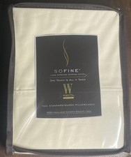 Sofine 400 Thread Count Egyptian Cotton Pillowcases New & Sealed! Low price!