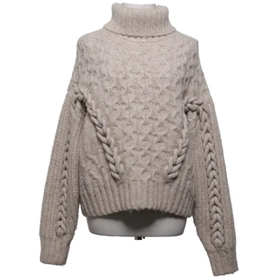 H&M, pull col roulé, taille : S, beige, acrylique/polyamide/polyester/laine #km8 - Photo 1/4