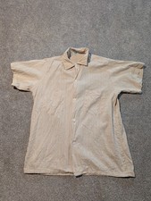 Vintage Pilgrim Shirt Mens Small Sanforized Loop Collar 1950s