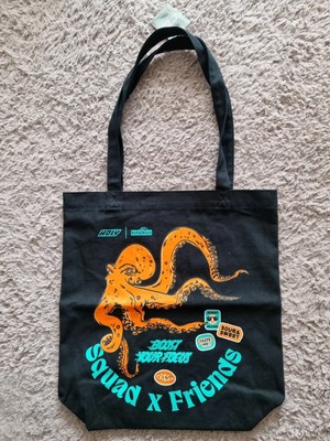 Holy Energy Holy x Hitschies Tasche Jutebeutel Beutel Krake Octopus NEU OVP 