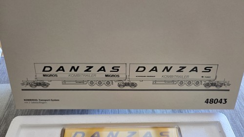 Märklin HO 48043 Kombirail Transportsystem Danzas, unbespielt ,ovp. | Condition: Neu