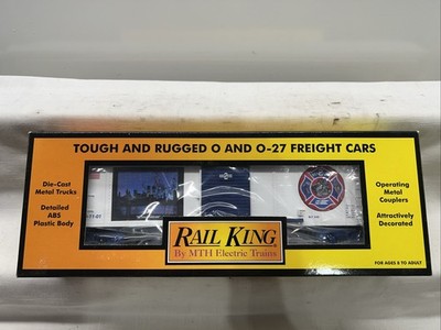 MTH 30-74087 O Gauge Rescue 2 - NY Skyline Boxcar New Boxed