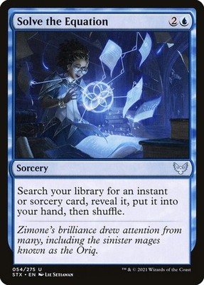 Solve the Equation - #54 - Strixhaven: School of Mages - CUC NM MTG