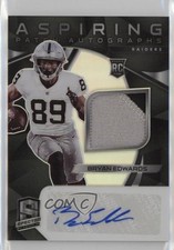 2020 Panini Spectra Aspiring Patch Auto 14/99 Bryan Edwards #16 Patch Auto 4ti