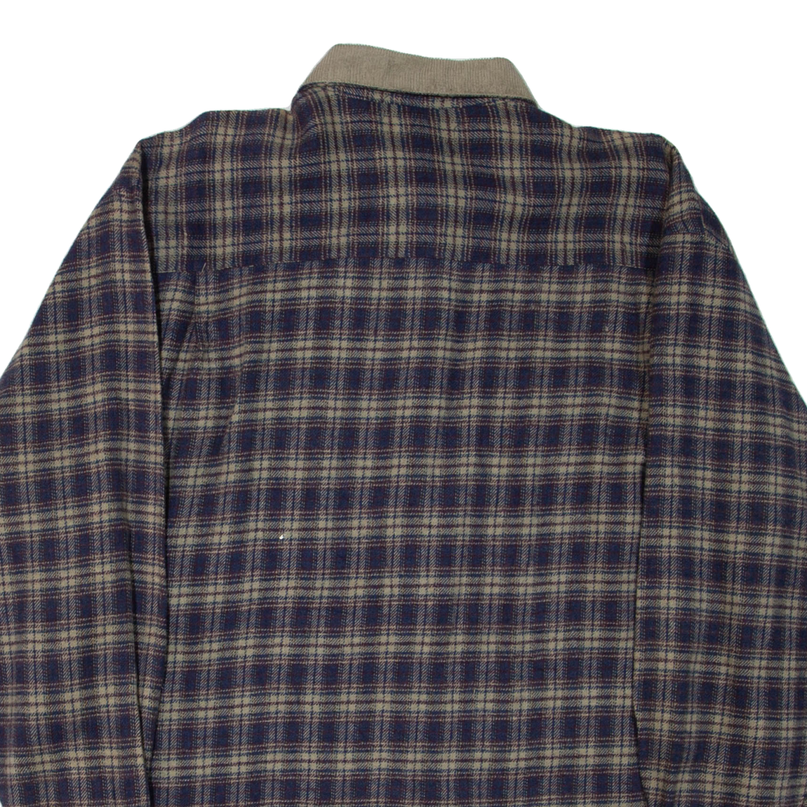 PROTEST CLOTHING Mens Flannel Shirt Blue Check Long Sleeve L - Picture 4 of 6