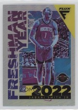 2022-23 Panini Flux Freshman Year Silver Prizm Jabari Smith Jr #1 07rd