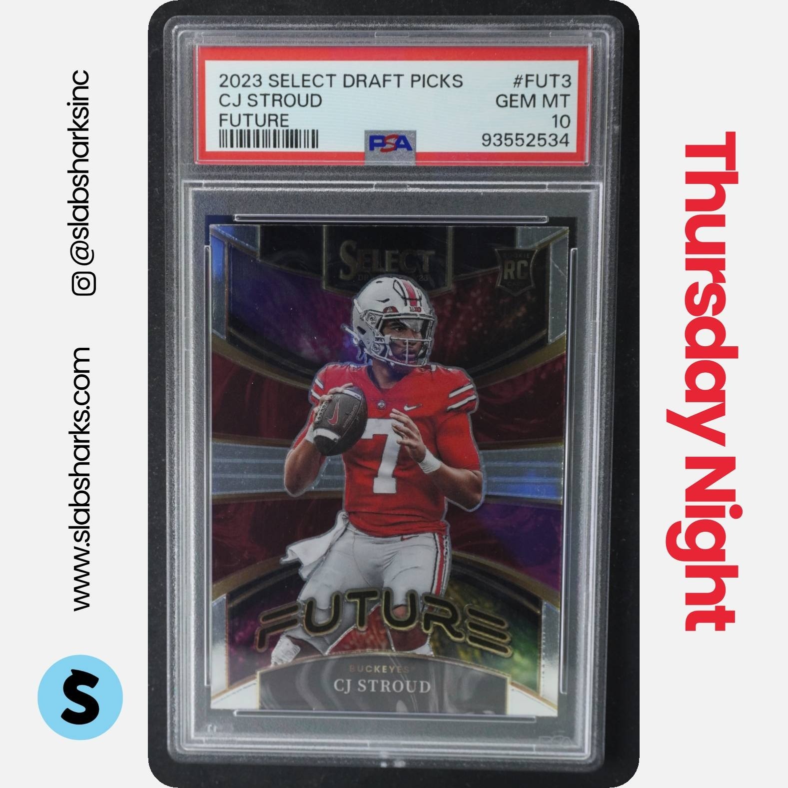 CJ Stroud Panini Select Draft Picks Future #FUT3 Base