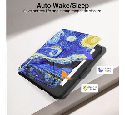 Case for Kobo Clara COLOUR(2024)/CLARA BW/Clara 2E - Kobo-Style 6 Inch Blue