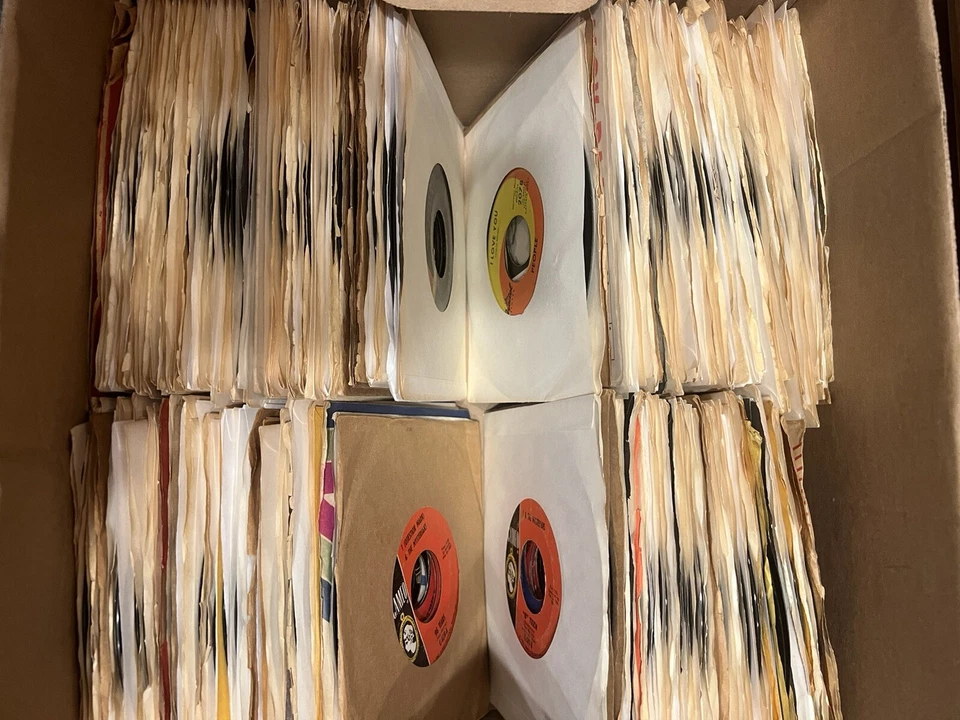 Nice Lot Of 20 45’s Records 1950s-80s 7” Vinyl Foto 4 de 4