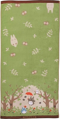 My Neighbor Totoro Bath Towel (Walk in the Shade) 60x120cm Studio Ghibli New JP