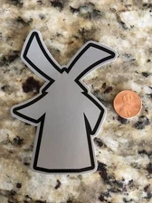 DUTCH Bros BROTHERS Coffee SILVER Windmill STICKER October 2020 LIMITED Edition