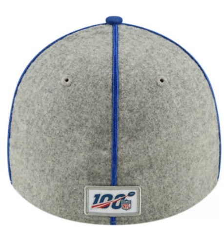 New York Giants NFL Football New Era 3930 Gray Fast Ship OSFA Trucker Hat Cap - Picture 5 of 12