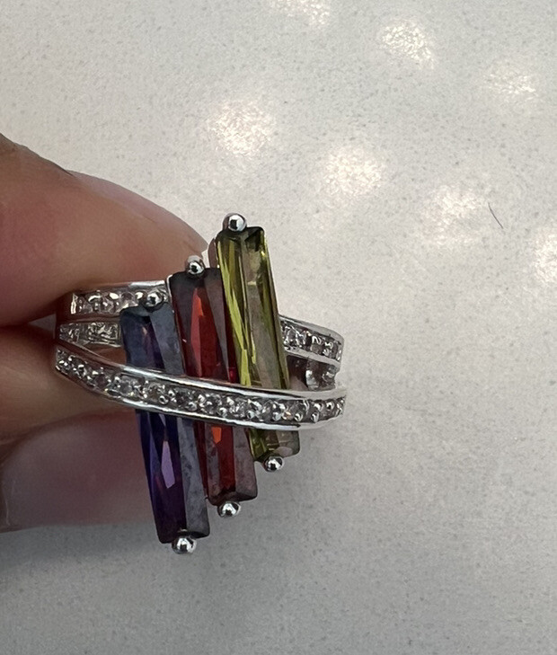 assorted stone ring - image 1