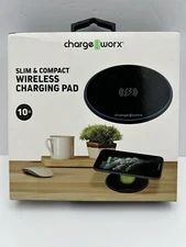 Charge Worx Slim & Compact 10w Wireless Charging Pad 1 Year Warranty