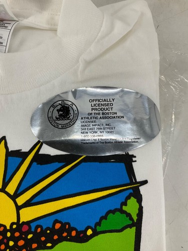 Boston Marathon Kids T-Shirts (2-4) White Heavy Cotton - Picture 6 of 7